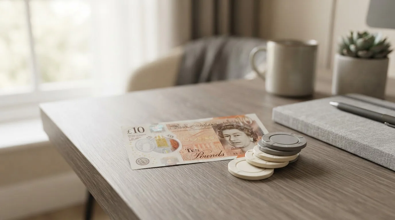 UK casino with ten pound minimum deposit threshold