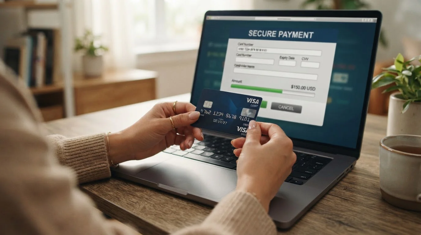 UK casino player using debit card for secure online deposit