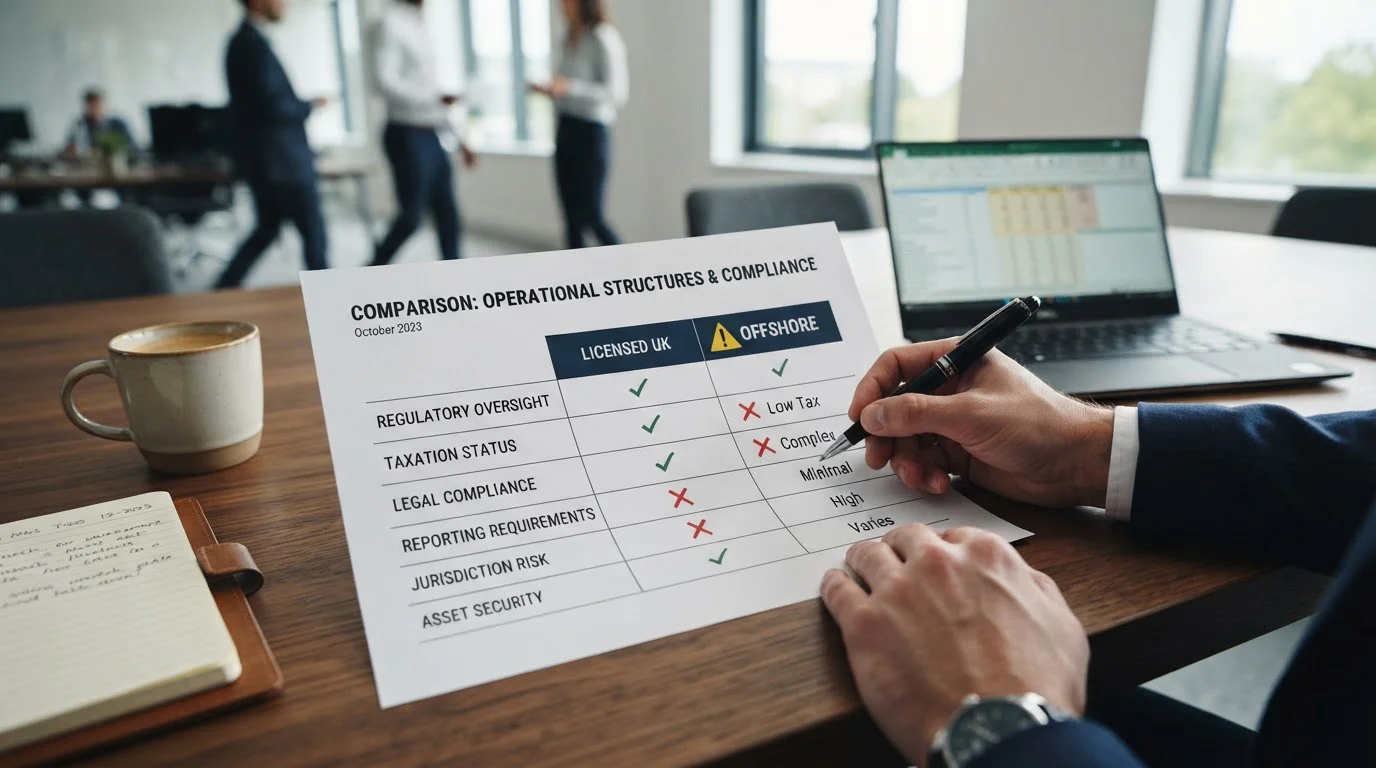 Offshore casino warning and legal risk comparison