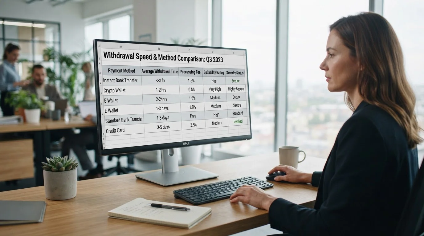 Tested withdrawal speeds from UK instant bank transfer casinos