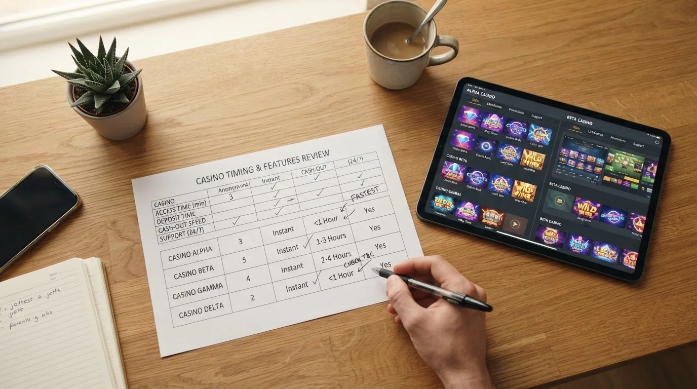 UK casino operator comparison table with UKGC license verification